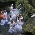 Yoga Teacher Training Participants Visit Mengening Water Temple for Melukat with Master Ketut Arsana