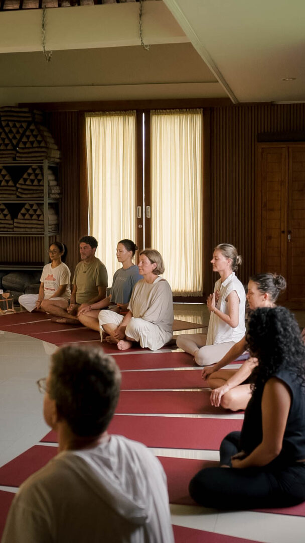 Wellness practice at Om Ham Retreat Ubud